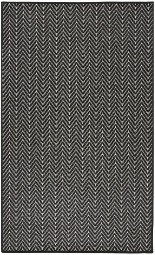 Nourison Horizon Indoor/Outdoor HOZ02 Black Area Rug 
