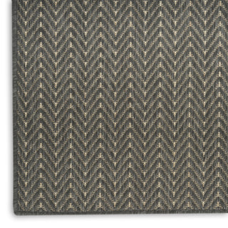 Nourison Horizon Indoor/Outdoor HOZ02 Charcoal Area Rug 
