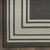 Nourison Horizon Indoor/Outdoor HOZ03 Black Area Rug main image