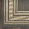 Nourison Horizon Indoor/Outdoor HOZ03 Charcoal Area Rug main image