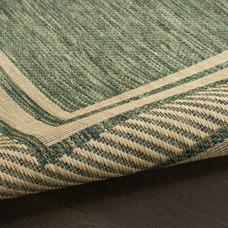 Nourison Horizon Indoor/Outdoor HOZ03 Green Area Rug Detail Image
