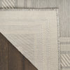 Nourison Horizon Indoor/Outdoor HOZ03 Grey Area Rug Corner Image