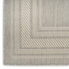 Nourison Horizon Indoor/Outdoor HOZ03 Grey Area Rug Corner Image