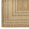 Nourison Horizon Indoor/Outdoor HOZ03 Natural Area Rug Corner Image