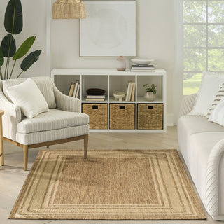 Nourison Horizon Indoor/Outdoor HOZ03 Natural Area Rug Swatch Image