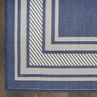 Nourison Horizon Indoor/Outdoor HOZ03 Navy Area Rug Detail Image