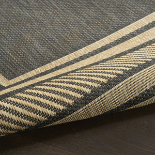 Nourison Horizon Indoor/Outdoor HOZ03 Charcoal Area Rug 