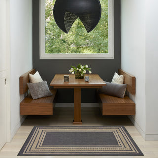 Nourison Horizon Indoor/Outdoor HOZ03 Charcoal Area Rug 
