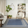 Nourison Horizon Indoor/Outdoor HOZ03 Denim Area Rug Room Image Feature