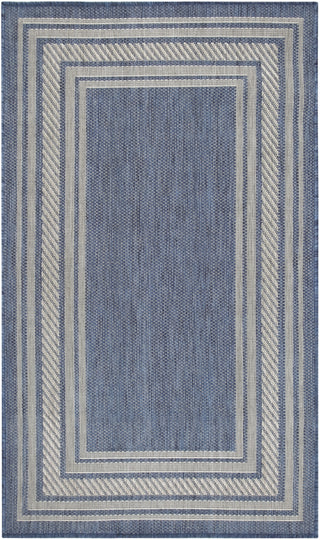 Nourison Horizon Indoor/Outdoor HOZ03 Denim Area Rug Main Image