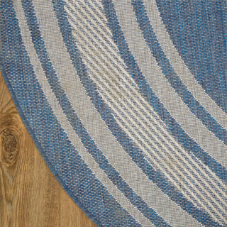 Nourison Horizon Indoor/Outdoor HOZ03 Denim Area Rug Detail Image
