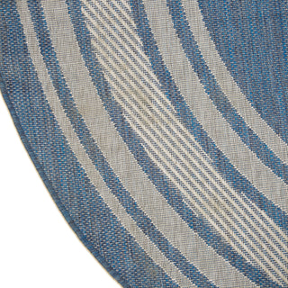 Nourison Horizon Indoor/Outdoor HOZ03 Denim Area Rug Texture Image