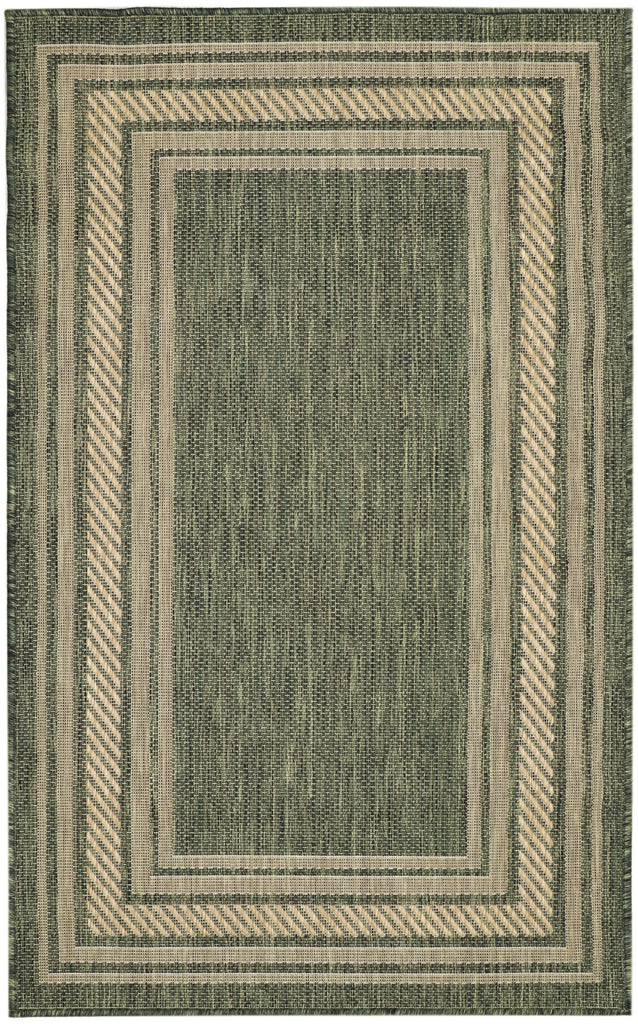 Nourison Horizon Indoor/Outdoor HOZ03 Green Area Rug main image