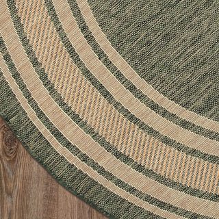 Nourison Horizon Indoor/Outdoor HOZ03 Green Area Rug Detail Image