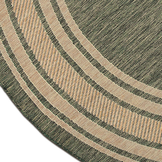 Nourison Horizon Indoor/Outdoor HOZ03 Green Area Rug Texture Image
