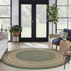 Nourison Horizon Indoor/Outdoor HOZ03 Green Area Rug Room Image Feature