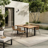 Nourison Horizon Indoor/Outdoor HOZ03 Grey Area Rug Corner Image