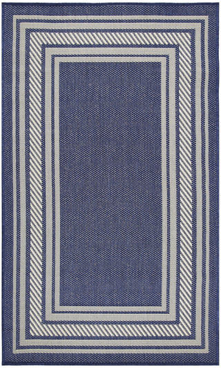 Nourison Horizon Indoor/Outdoor HOZ03 Navy Area Rug Main Image