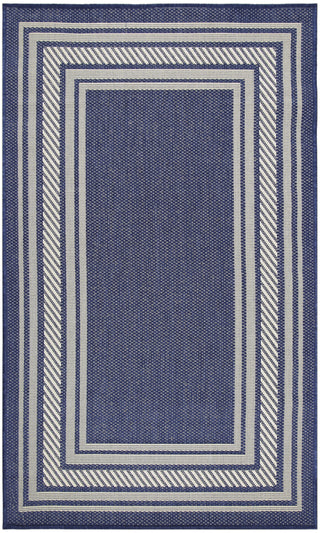 Nourison Horizon Indoor/Outdoor HOZ03 Navy Area Rug Main Image