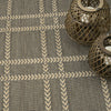 Nourison Horizon Indoor/Outdoor HOZ04 Charcoal Area Rug Corner Image