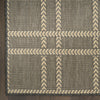 Nourison Horizon Indoor/Outdoor HOZ04 Charcoal Area Rug Detail Image