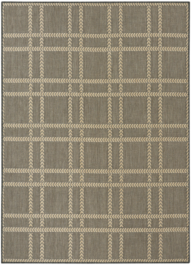 Nourison Horizon Indoor/Outdoor HOZ04 Charcoal Area Rug main image