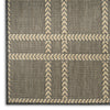 Nourison Horizon Indoor/Outdoor HOZ04 Charcoal Area Rug Texture Image