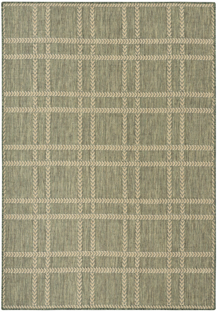 Nourison Horizon Indoor/Outdoor HOZ04 Green Area Rug main image
