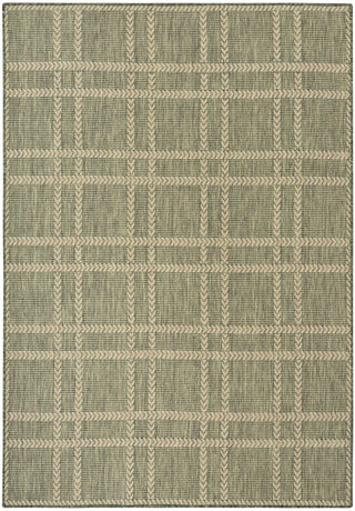 Nourison Horizon Indoor/Outdoor HOZ04 Green Area Rug main image