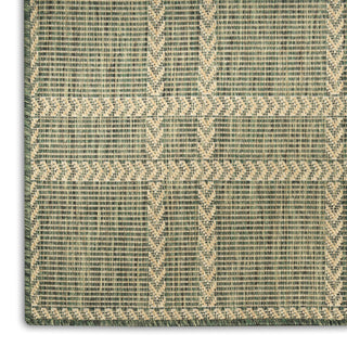 Nourison Horizon Indoor/Outdoor HOZ04 Green Area Rug Texture Image