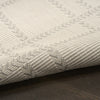 Nourison Horizon Indoor/Outdoor HOZ04 Grey Area Rug Corner Image