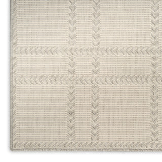 Nourison Horizon Indoor/Outdoor HOZ04 Grey Area Rug Texture Image