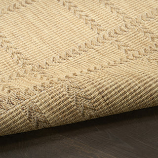 Nourison Horizon Indoor/Outdoor HOZ04 Natural Area Rug Corner Image