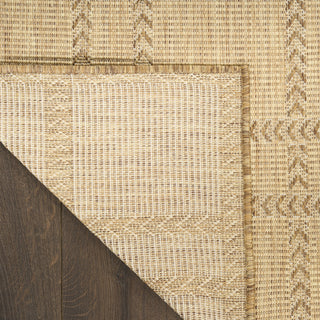 Nourison Horizon Indoor/Outdoor HOZ04 Natural Area Rug Corner Image