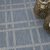 Nourison Horizon Indoor/Outdoor HOZ04 Navy Area Rug Corner Image