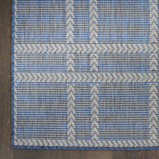 Nourison Horizon Indoor/Outdoor HOZ04 Navy Area Rug Detail Image