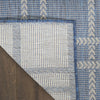 Nourison Horizon Indoor/Outdoor HOZ04 Navy Area Rug Corner Image