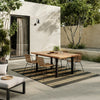 Nourison Horizon Indoor/Outdoor HOZ05 Charcoal Area Rug Corner Image