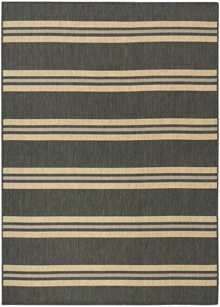 Nourison Horizon Indoor/Outdoor HOZ05 Charcoal Area Rug main image