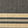 Nourison Horizon Indoor/Outdoor HOZ05 Charcoal Area Rug Swatch Image