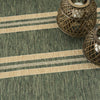 Nourison Horizon Indoor/Outdoor HOZ05 Green Area Rug Corner Image