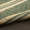 Nourison Horizon Indoor/Outdoor HOZ05 Green Area Rug Corner Image