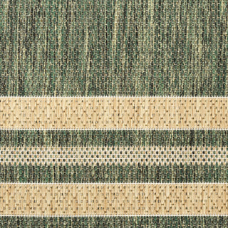 Nourison Horizon Indoor/Outdoor HOZ05 Green Area Rug Swatch Image