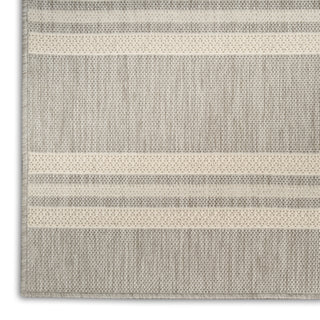 Nourison Horizon Indoor/Outdoor HOZ05 Grey Area Rug Texture Image