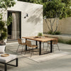 Nourison Horizon Indoor/Outdoor HOZ05 Grey Area Rug Corner Image