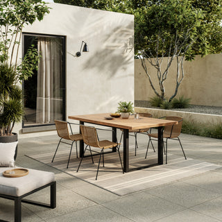 Nourison Horizon Indoor/Outdoor HOZ05 Grey Area Rug Corner Image