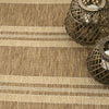 Nourison Horizon Indoor/Outdoor HOZ05 Natural Area Rug Corner Image