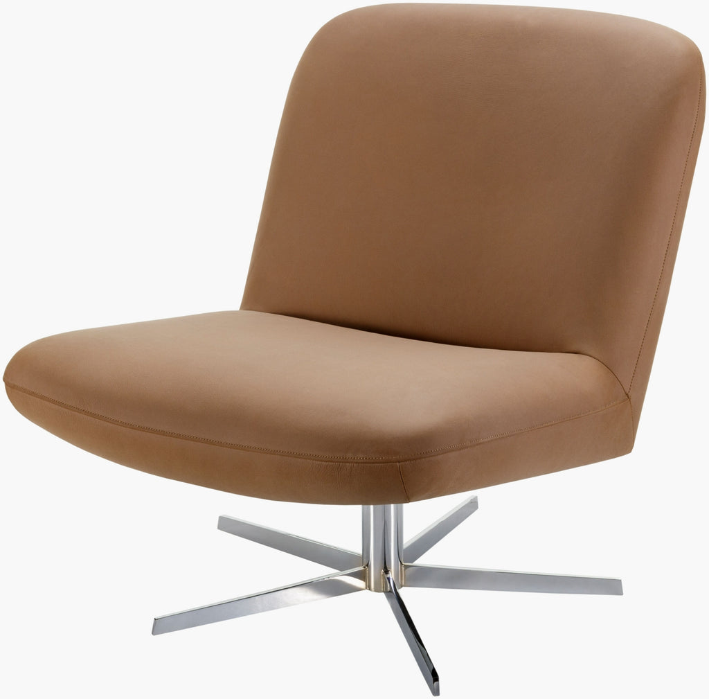 Surya Harpiste HPS-001 Medium Brown / Metallic-Silver Furniture main image