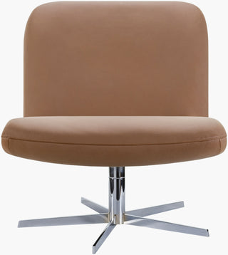 Surya Harpiste HPS-001 Medium Brown / Metallic-Silver Furniture Angle
