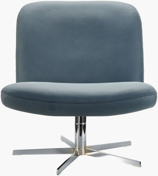 Surya Harpiste HPS-002 Pale Blue / Metallic-Silver Furniture Angle